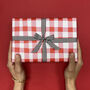 Red, White And Pink Gingham Wrapping Paper, thumbnail 5 of 9