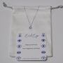 Sterling Silver Evil Eye Dainty Necklace, thumbnail 5 of 7