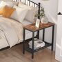 Narrow Side Table End Table Slim Bedside Table, thumbnail 2 of 7