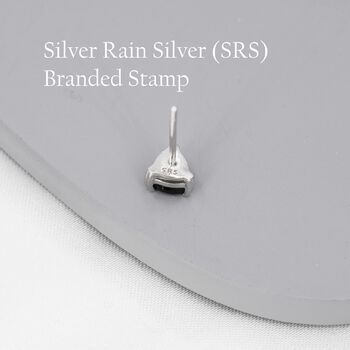 Sterling Silver Trillion Cut Genuine Peridot Stud Earrings, 7 of 12