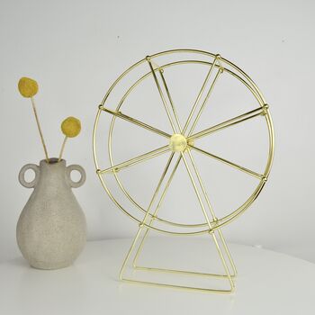 Gold Wheel Jewellery Stand, 5 of 7