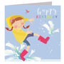 Glittery Puddle Jumping Birthday Card, thumbnail 2 of 5