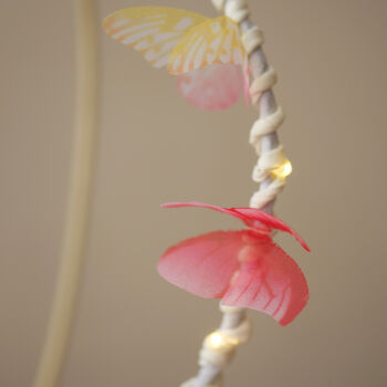 Butterfly Heart Light: Handmade LED Wall Decor Nursery And Bedroom, 3 of 6