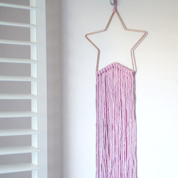 Macrame Star Wall Hanging Kit For Two, 2 of 6
