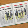 Newcastle Personalised Football Telegraph Book, thumbnail 6 of 12