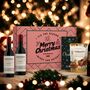 Personalised Trivento Malbec Red Wine Merry Christmas Gift Set, thumbnail 1 of 3