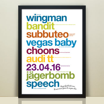 Personalised 'My Perfect Best Man' Print, 8 of 8