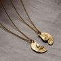 Personalised Split Coin Necklace Set, thumbnail 4 of 10
