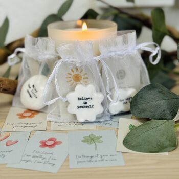 Porcelain 'Believe In Yourself' Flower, 3 of 4