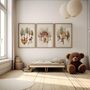 Woodland Carriage And Forest Friends Nursery Art Print – Whimsical Animal Wall Art For Children’s Rooms, thumbnail 1 of 5
