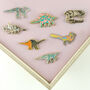 Dinosaur Enamel Pins, thumbnail 1 of 9