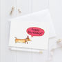 Happy Birthday Sausage Dog Greeting Card, thumbnail 2 of 4