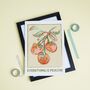 Personalised 'Everything Is Peachy' Watercolour Wall Art Print, thumbnail 6 of 8