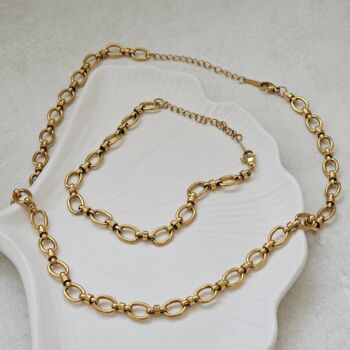 Oval Link Chain Necklace, 7 of 8