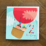 Hot Air Balloon 2nd Birthday Card, thumbnail 3 of 5