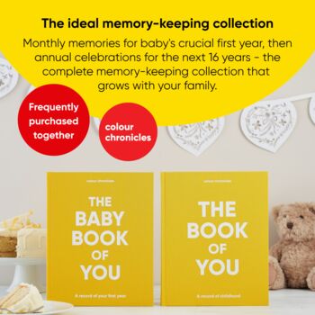 Baby's 1st Christmas Gift Childhood Memory Journal Yellow, 8 of 9