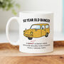 50 Year Old Banger Personalised Mug, thumbnail 1 of 3