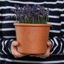 Personalised Small Round Birth Flower Pot, thumbnail 1 of 6