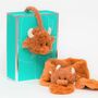 Highland Cow Brown Earmuffs + Matching Scarf Gift Boxed, thumbnail 2 of 12
