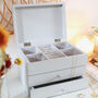 Personalised Flower Jewellery Box With Pull Drawers, thumbnail 2 of 4