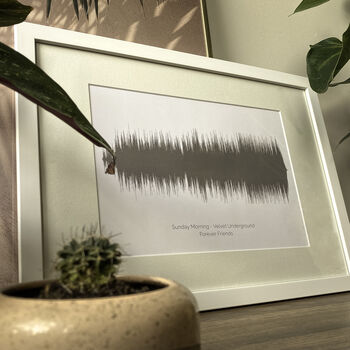 Personalised Favourite Song Sound Wave Print, 5 of 10