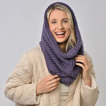 Absolute Beginners Knitted Snood Kit, 2 of 4