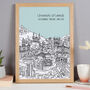 Personalised Leeds Graduation Gift Print, thumbnail 9 of 9