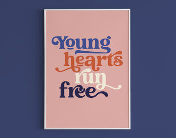 'Young Hearts Run Free', Song Lyrics Print, 6 of 8