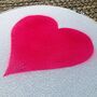 Recycled Cotton Personalised Initial Love Heart, thumbnail 3 of 6