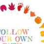 Follow Your Own Path Rainbow Print, thumbnail 2 of 4