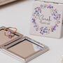 Forget Me Not Pocket Mirror With Personalised Message, thumbnail 2 of 6