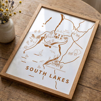 Personalised Our Favourite Places/Map Poster, 6 of 12
