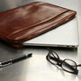 Personalised Macbook 15' Leather Laptop Case 'Verzino', thumbnail 1 of 12