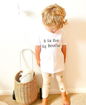B Is For Big Brother, Sibling Announcement Top, 6 of 6