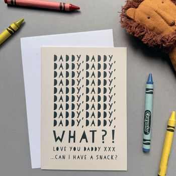 Funny Father's Day Snack Card, 3 of 6