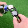 Personalised Golf Marker And Bottle Opener, thumbnail 1 of 8