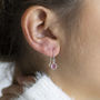 Swarovski Crystal Birthstone Earrings, thumbnail 3 of 12