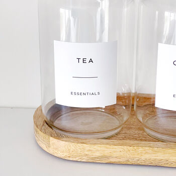 Tea, Coffee, Sugar Jars Set Of Three, 4 of 8