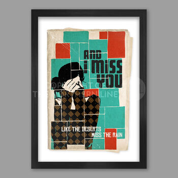 Missing Everything But The Girl Music Poster Print, 2 of 4