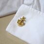 Anchor Gold Cufflinks Gift Captaion 316 L Stainless Steel, thumbnail 3 of 6