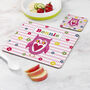 Personalised Girl's Coaster And Placemat Set, thumbnail 12 of 12