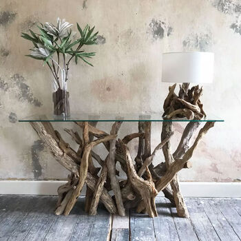 Natural Driftwood Console Table Base, 2 of 6