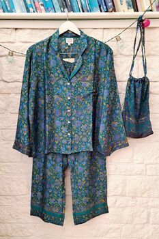 Upcycled Sari Pyjama Sets, 2 of 9