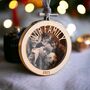 Personalised Family Photo Wooden Christmas Decoration, thumbnail 1 of 6