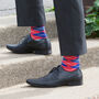 Burgess Burgundy And Argyle Crimson Men's Socks Bundle, thumbnail 3 of 5