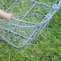 Three Green Wire Garden Trug Baskets, thumbnail 6 of 6