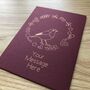 Personalised Robin Bird Nest Gold Foil Card, thumbnail 5 of 12