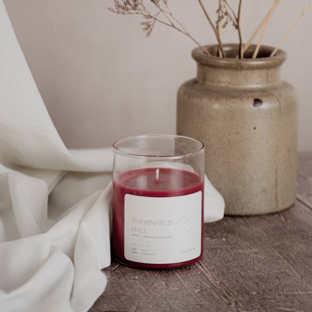 Thornfield Hall Jane Eyre Scented Book Candle By Wild Books