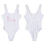 The Bride White And Pink Swimsuit Small, thumbnail 2 of 2
