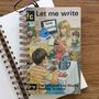 'Let Me Write' Upcycled Notebook, thumbnail 1 of 5